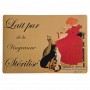 Set de table Lait pur stérilisé de la Vingeanne – Décoration rétro vintage affiche publicitaire