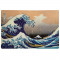 Set de table La Grande Vague de Kanagawa – Décoration rétro vintage