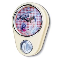 Horloge/Minuteur " Un Café presque parfait "