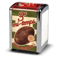 Distributeur de serviettes Rugby "3 ème mi-temps "