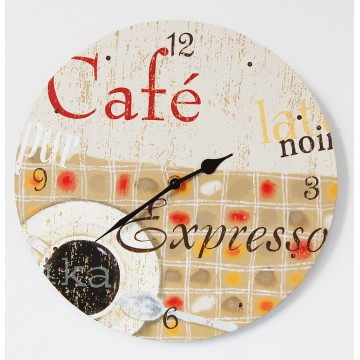 Horloge " Café expresso " 