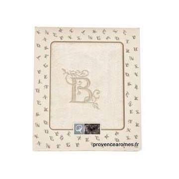 Drap de Bain brodé personnalisé initiale choisir la lettre Drap de Bain brodé personnalisé initiale choisir la lettre
