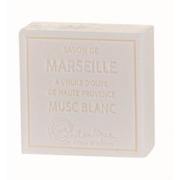 Savon de Marseille Musc Blanc à l'huile d'olive de Haute Provence Lothantique