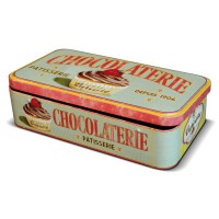 Boite en métal pour tablettes de chocolat " Lady Cupcake " Natives