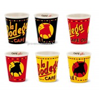 6 tasses à café Bodéga Natives