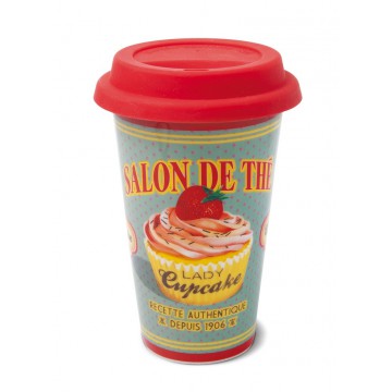 Mug de voyage US isotherme "Lady Cupcake" Natives