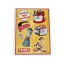 Plaque Petits Magnets Deco " Made in ma Cuisine " Native déco rétro vintage