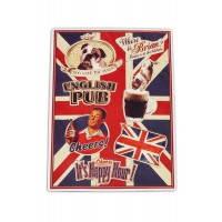 Magnets déco " English Pub Lord Brian " Natives déco rétro vintage