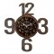 Horloge Antiques chiffre métal découpé déco rétro collection