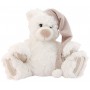 Peluche Ours blanc avec Bonnet