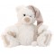 Peluche Ours blanc avec bonnet