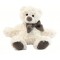 Peluche Ours blanc avec écharpe 