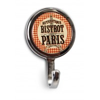 Mini Patère " Bistrot de Paris " Natives déco rétro vintage