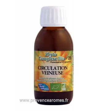 N° 25 - CIRCULATION VEINEUSE - Complexe de plantes BIO pour la sensation de jambes lourdes