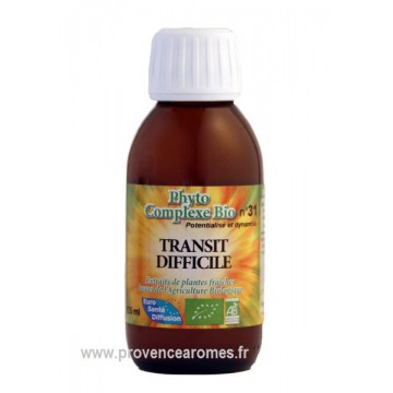 N° 31 - TRANSIT DIFFICILE - Complexe de plantes BIO lutte contre la constipation