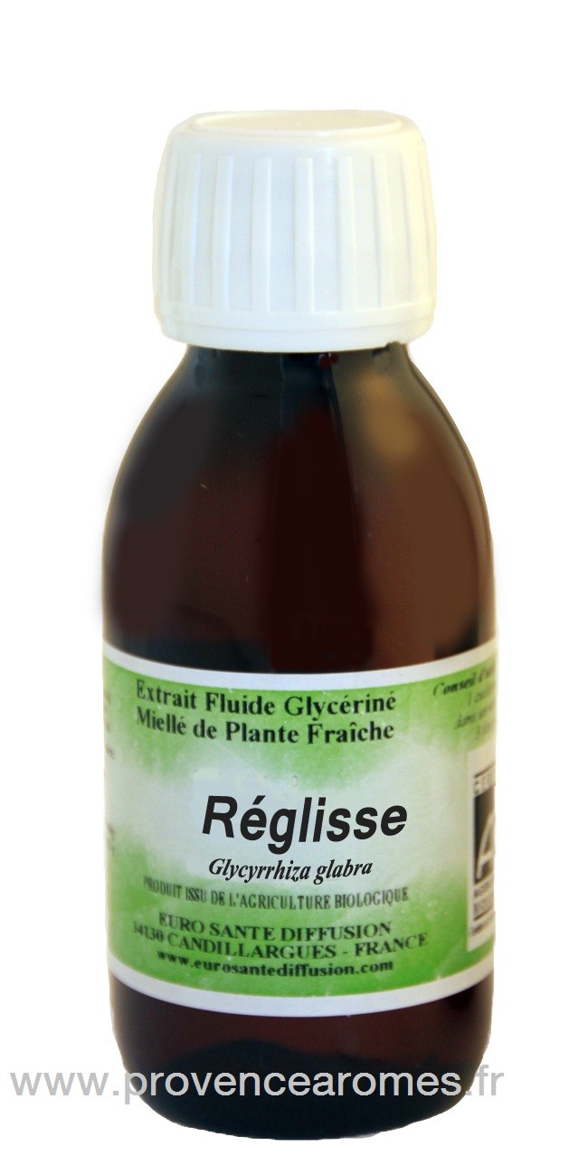 RGLISSE BIO Extrait fluide Glycrin miell Phytofrance Euro Sant  Diffusion - Provence Armes Tendance sud