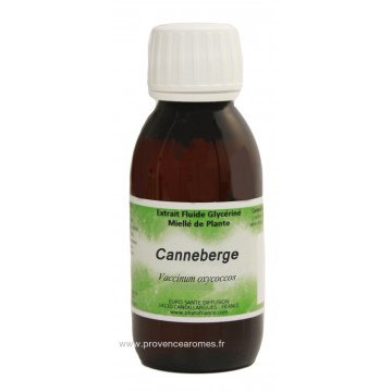 CANNEBERGE - Cranberry - Extrait fluide Glycériné miellé Phytofrance Euro Santé Diffusion