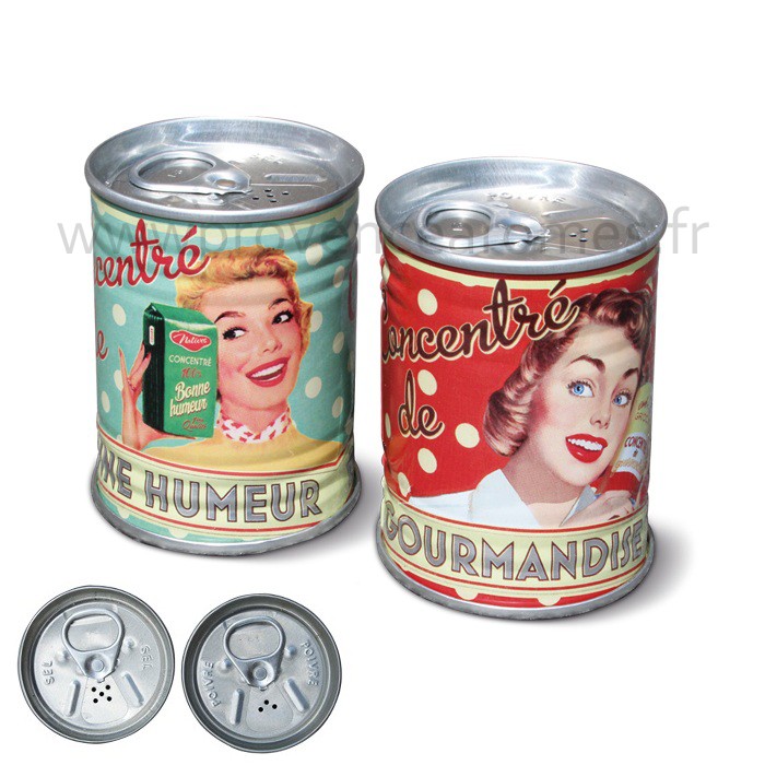 Salière Et Poivrière Vintage En Forme De Petits Poivrons - Solmaz Mercan, Années 70