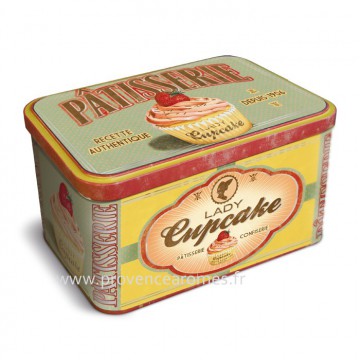 Boîte à biscuits "Lady Cupcake" Natives