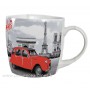 Mug PARIS 2 CV (deux chevaux) déco rétro