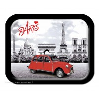 Petit Plateau PARIS 2CV (deux chevaux) déco rétro