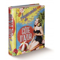 Livre boîte CÔTE D'AZUR Natives déco rétro et vintage