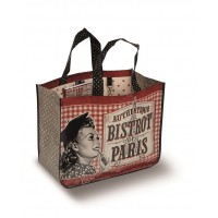 Sac Cabas BISTROT DE PARIS Natives déco rétro et vintage