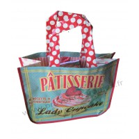 Cabas LADY CUPCAKE Natives déco rétro et vintage