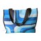 Sac Cabas motif seventies Bleu vintage Lara Ethnics