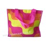 Sac Cabas motif vague seventies Fushia orange jaune vintage Lara Ethnics