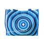 Sac Cabas motif Cercles psychédéliques seventies Bleu vintage Lara Ethnics