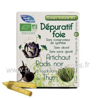 Dépuratif foie Artichaut Radis noir et hydrolat de Thym Dose Nature n°1 Phytofrance