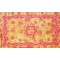 Tenture déco Soleil Soleil Tenture orange Tie dye à franges 100 x 160 cm