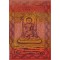 Tenture motif Bouddha Arbre de vie Tenture cuivre orange à franges 100 x 160 cm
