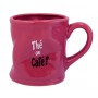 Mug THÉ OU CAFÉ Mug Rose humoristique en céramique déformé