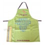 Tablier de cuisine La Fougasse Tablier vert en coton recettes du Sud