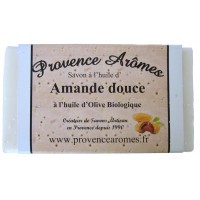 Savon à l'huile d'Amande Douce et à l'huile d'olive BIO de Provence Arômes