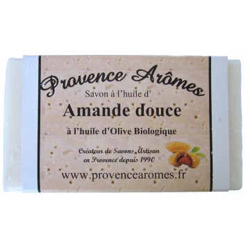 Savon à l'huile d' Amande Douce et Huile d'olive Bio de Provence Arômes