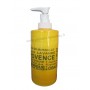 Distributeur de savon liquide jaune déco inscriptions Trésors de Provence