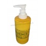Distributeur de savon liquide jaune motif Trésors de Provence