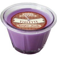 Bougie Violette Bougie Comptoir de Famille collection Bougie Gourmande