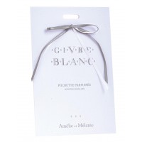 Pochette parfumée GIVRE BLANC Amélie et Mélanie de Lothantique