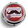 Miroir de poche MOUSTACHE Natives déco rétro vintage