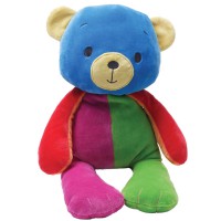 Peluche doudou nounours BÉBÉ TEDDY multicolore