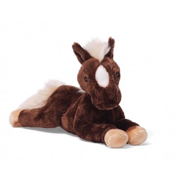 peluche cheval marron