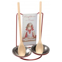 Repose cuillère double CONFITURES Comptoir de Famille déco rétro de charme