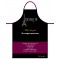 Tablier de cuisine homme CROQUE MONSIEUR Tablier noir en coton délices de France