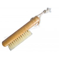 Brosse à ongles en bois avec corde