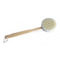 Brosse dos en bois poils et picots pour lavage et massage