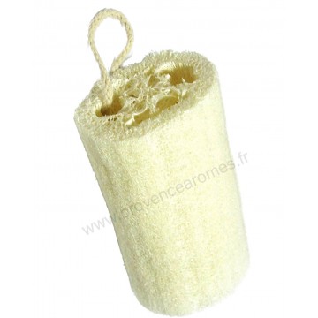 loofah éponge naturelle avec cordon